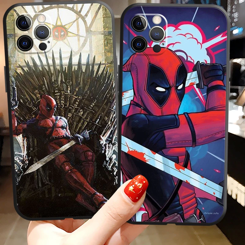 

Marvel Wade Winston Wilson Phone Cases For iPhone 11 12 Pro MAX 6S 7 8 Plus XS MAX 12 13 Mini X XR SE 2020 Carcasa Coque