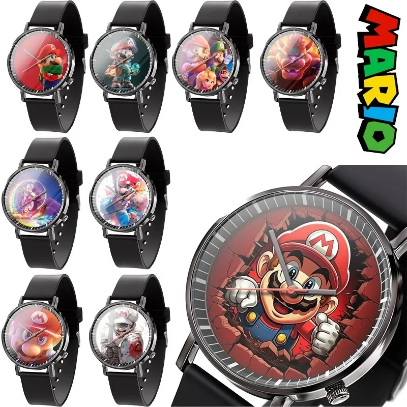 Супер Марио искусственная кварцевая Аниме игра модный мультяшный электронный