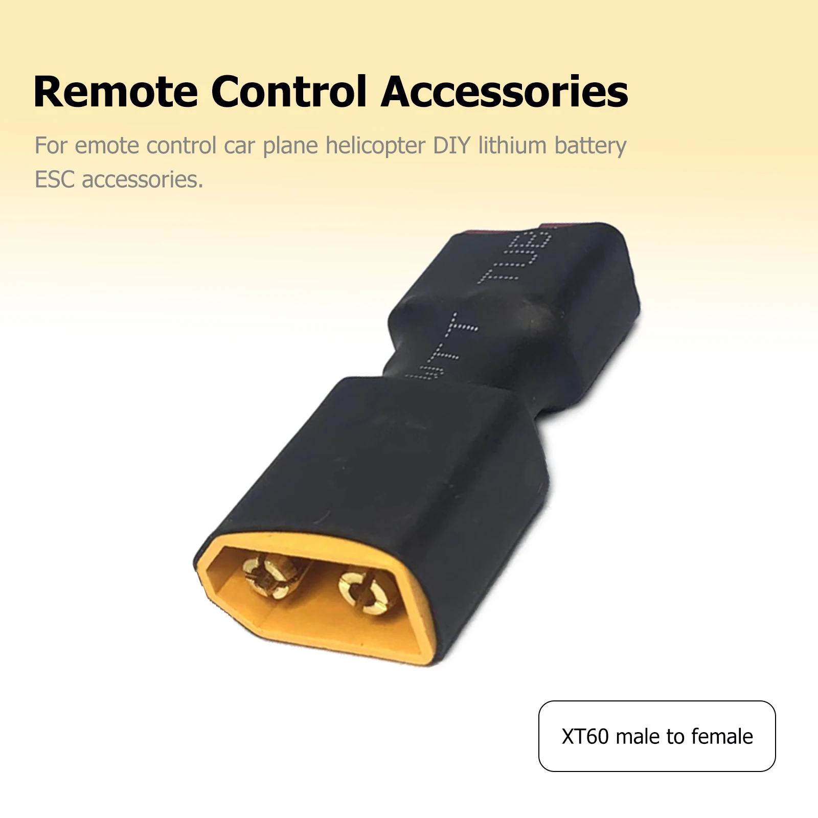 

Plastic Adapter Converter DIY Accessories XT60 To T Plug Parallel Adapter Converter RC Parts Replacement for Lithium Battery ESC