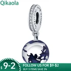 Браслет Подвеска женский с бусинами, ювелирное изделие под браслет 3 мм с синей планкой, 2020