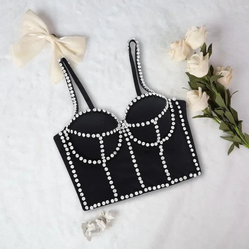 2024 одежда ручной работы с костяной рыбой на груди укороченный сценический костюм