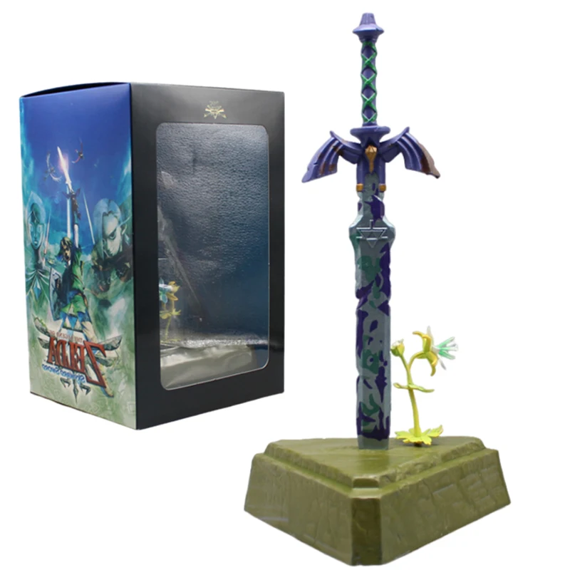 

26cm Anime Master Sword The Legend of Zelda: Tears of The Kingdom Figures Link Master Sword Action Figures PVC Model Toys Gifts