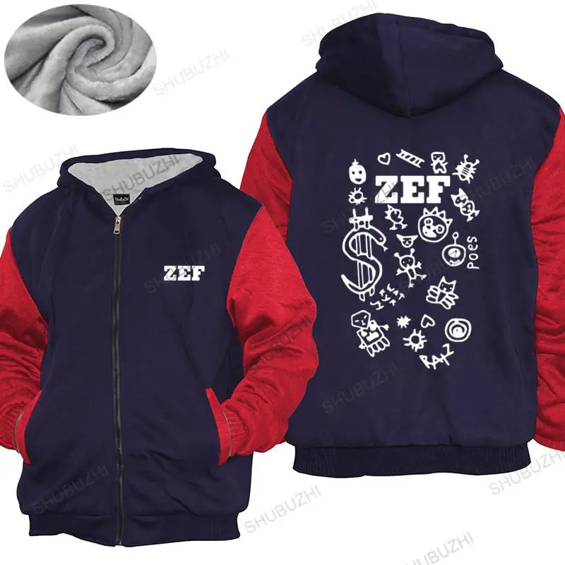 

men brand hoodies winter cotton warm coat Men's hoodies Custom Design Men's Zef Die Antwoord Men warm coat euro size