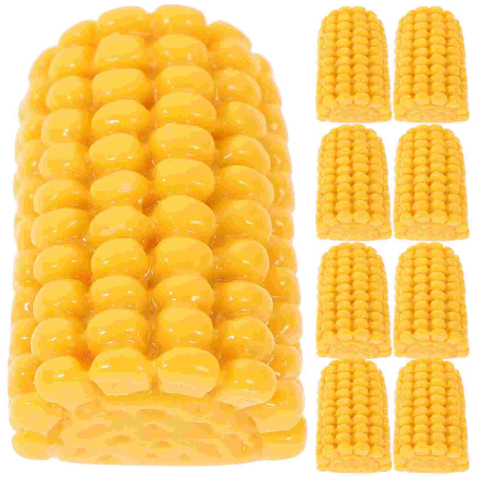 

Corn Flatback Artificial Fake Cob Charms Charm Resin Diy Decor Beads Simulation Vegetables Case Shell Decorations Lifelike Fruit