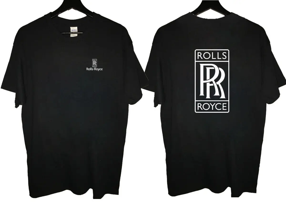 Ограниченная серия футболок с логотипом машины Rolls Royce