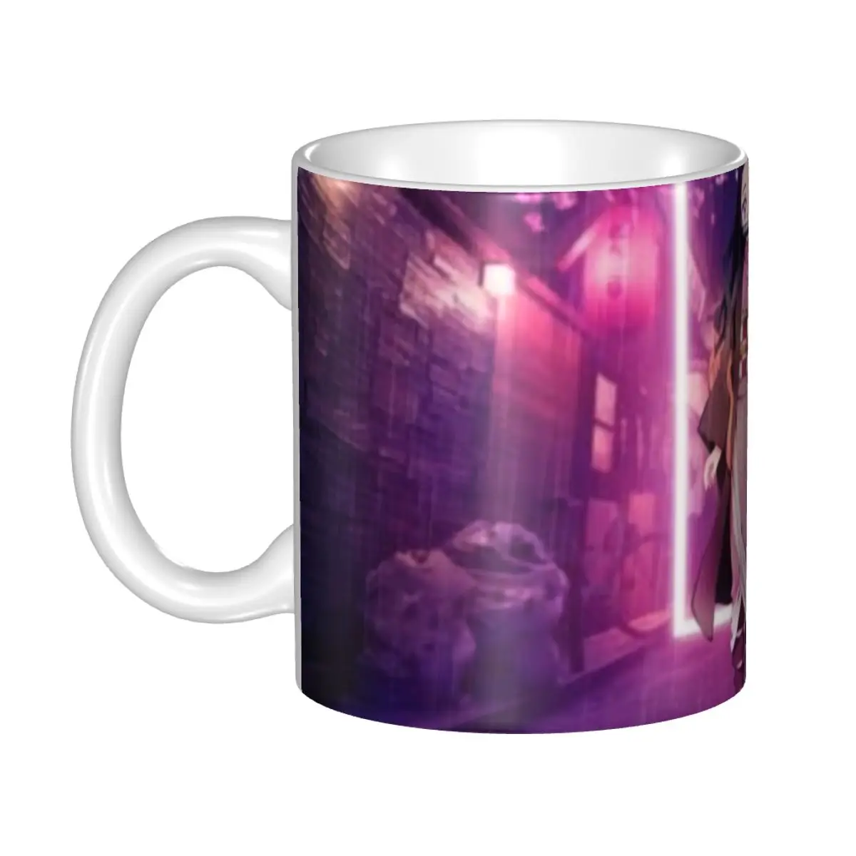 

Персонализированная кофейная кружка «клинок демонов» Kimetsu No Yaiba «сделай сам», керамическая чашка для молока и чая Nezuko Kamado для работы на откр...