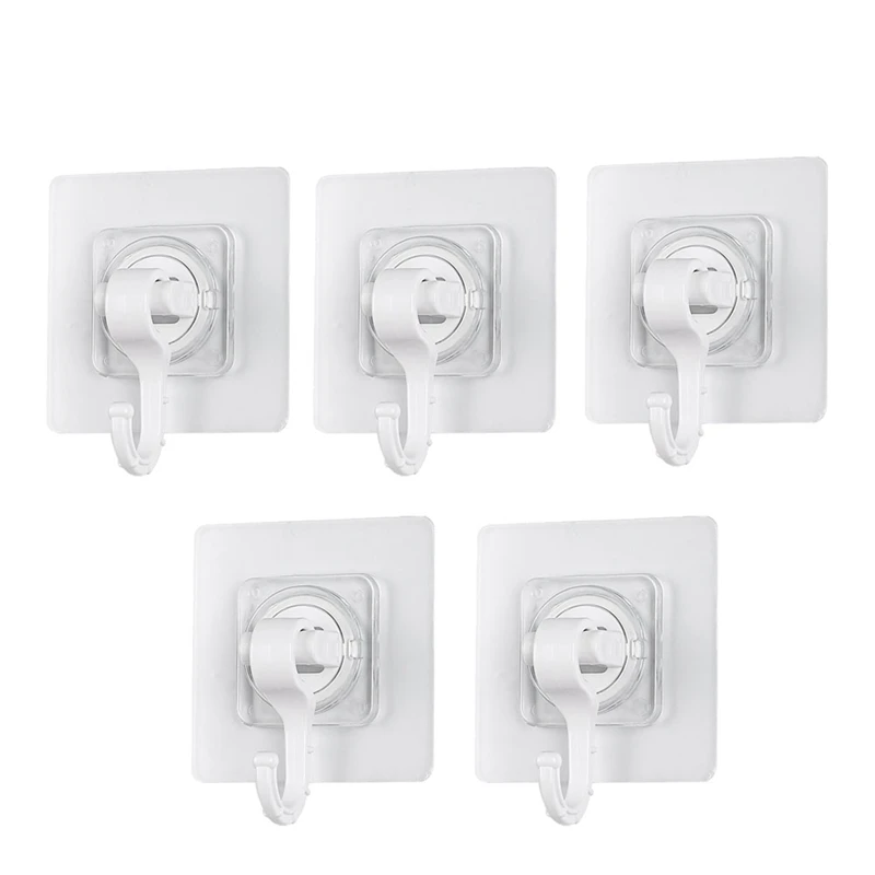 

Wall Sticking Hook Heavy Duty Waterproof and Oil Proof Kitchen Bathroom Towel Hook