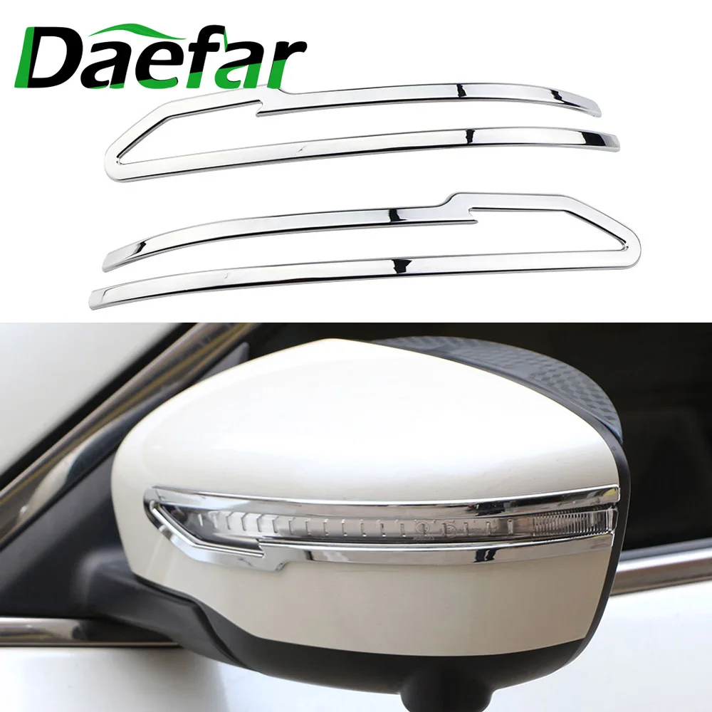 

For Nissan X-Trail T32 Rogue 2014 2015 2016 2017 2018 Chrome Rear View Side Door Mirror Cover Trim Strip Decoration Car Styling