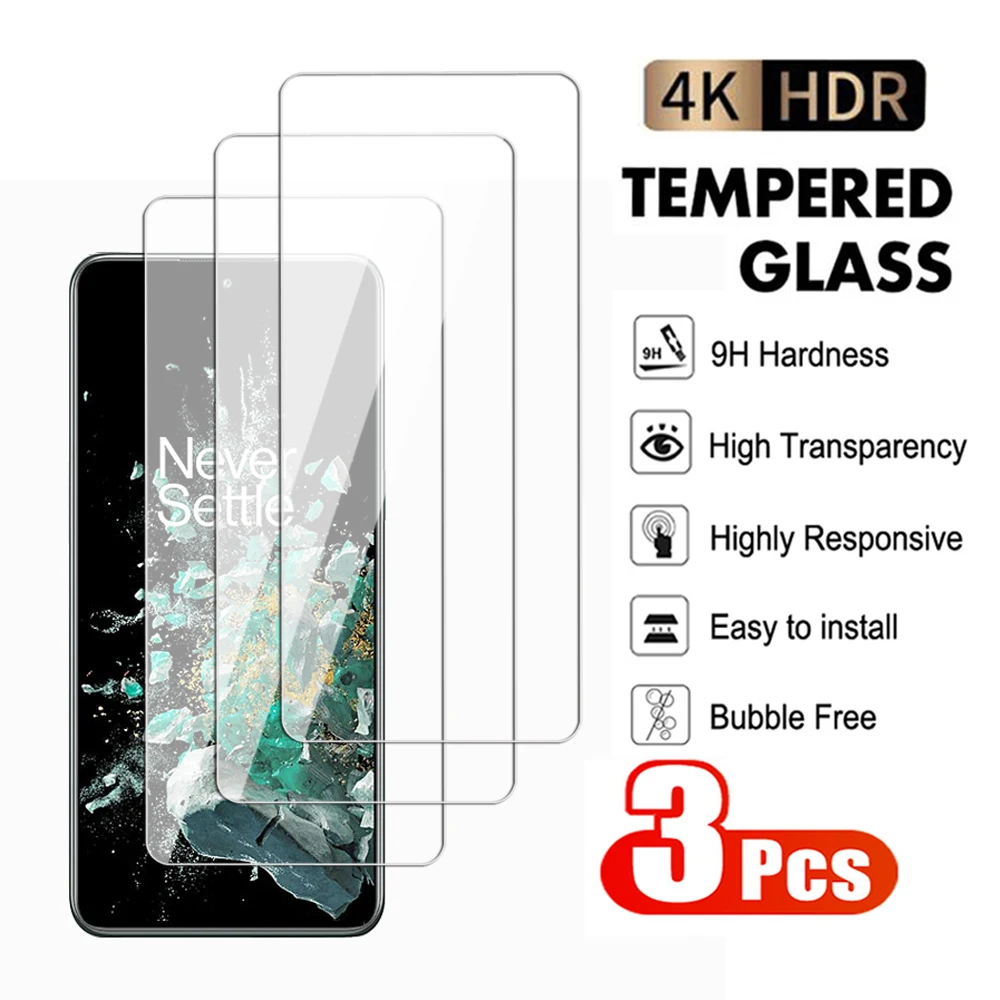 3 шт. прозрачное закаленное защитное стекло для Oneplus 7 8 9 10 Защитная пленка экрана