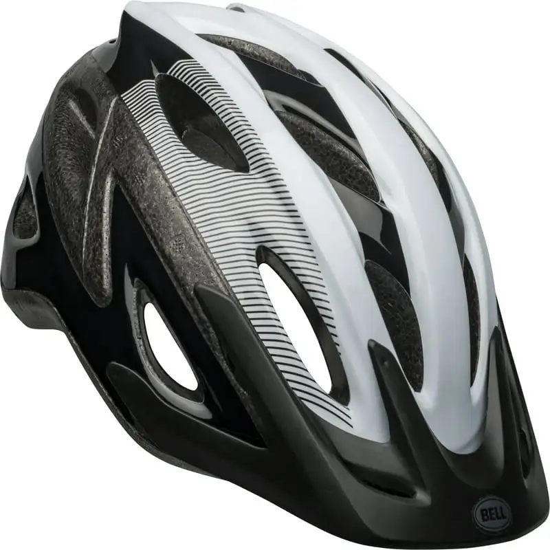 

Bike Helmet, Black/White, Adult 14+ (54-61cm) Casco bicicleta mtb Dirt bike helmet Casco para motos Helmet - cm Helmet scooter