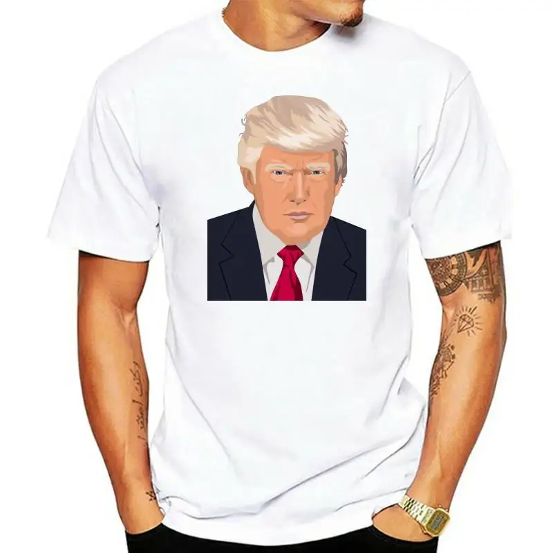 

Casual President Trump Tshirt Men Awesome Short Sleeve Cool Men And Women Tee Shirt Hiphop