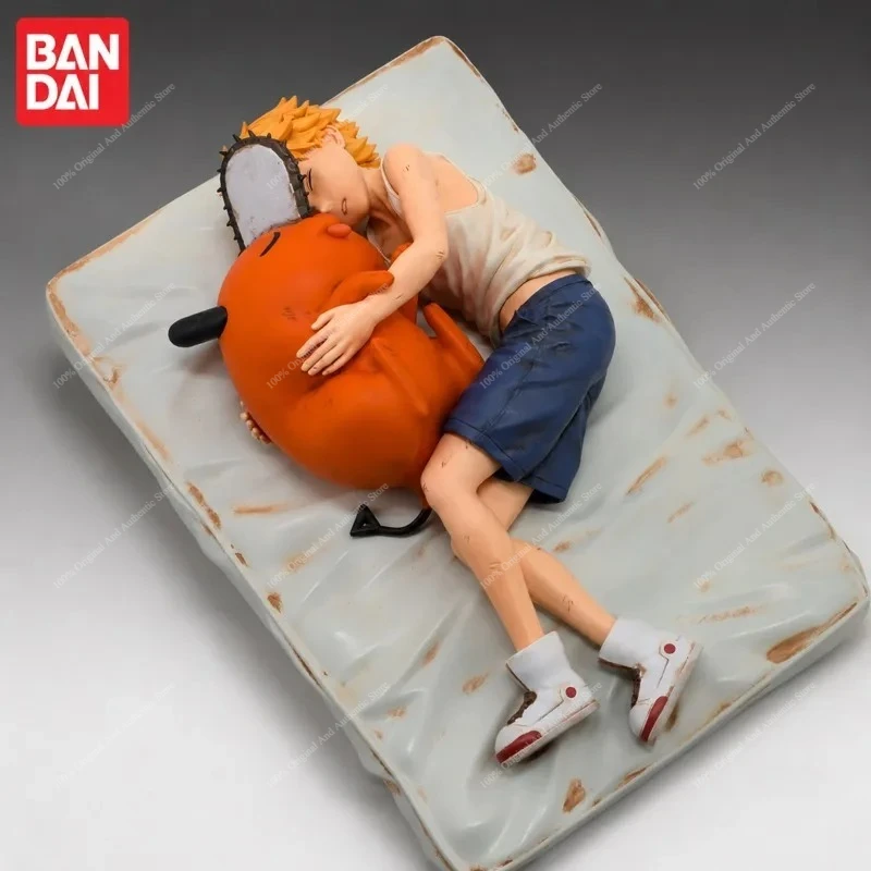 Фото В наличии 100% оригинальная коллекционная фигурка Banpresto Chainsaw Man Denji & Pochita Break Time Vol.4, аниме-фигурка для декора рабочего стола и дома, подарки. №3