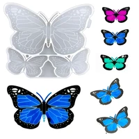 silicone mold for crystal epoxy resin butterfly making moulds diy handmade resin craft home decoration making tool 11620cm 1pc