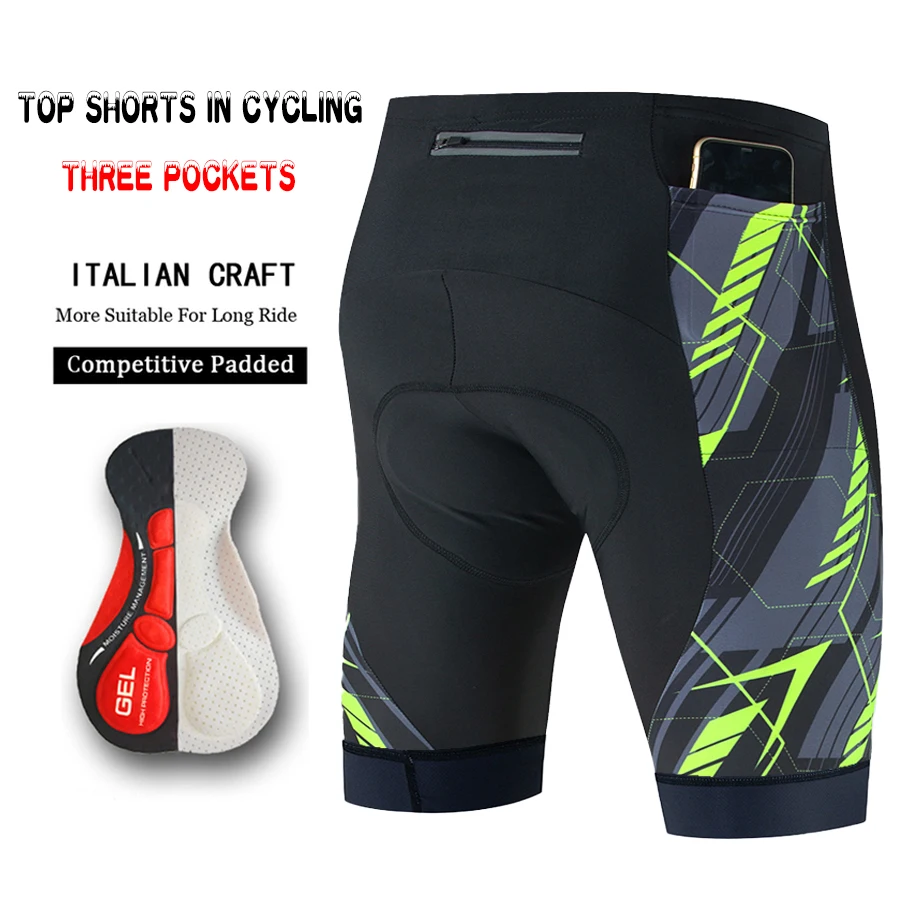 

Culotte Cycling Man Gel 3 Pocket Bibs Shorts Lycra Men Maillot Bib Mtb Men Pants Tights Summer Professional Short Clothing 2023