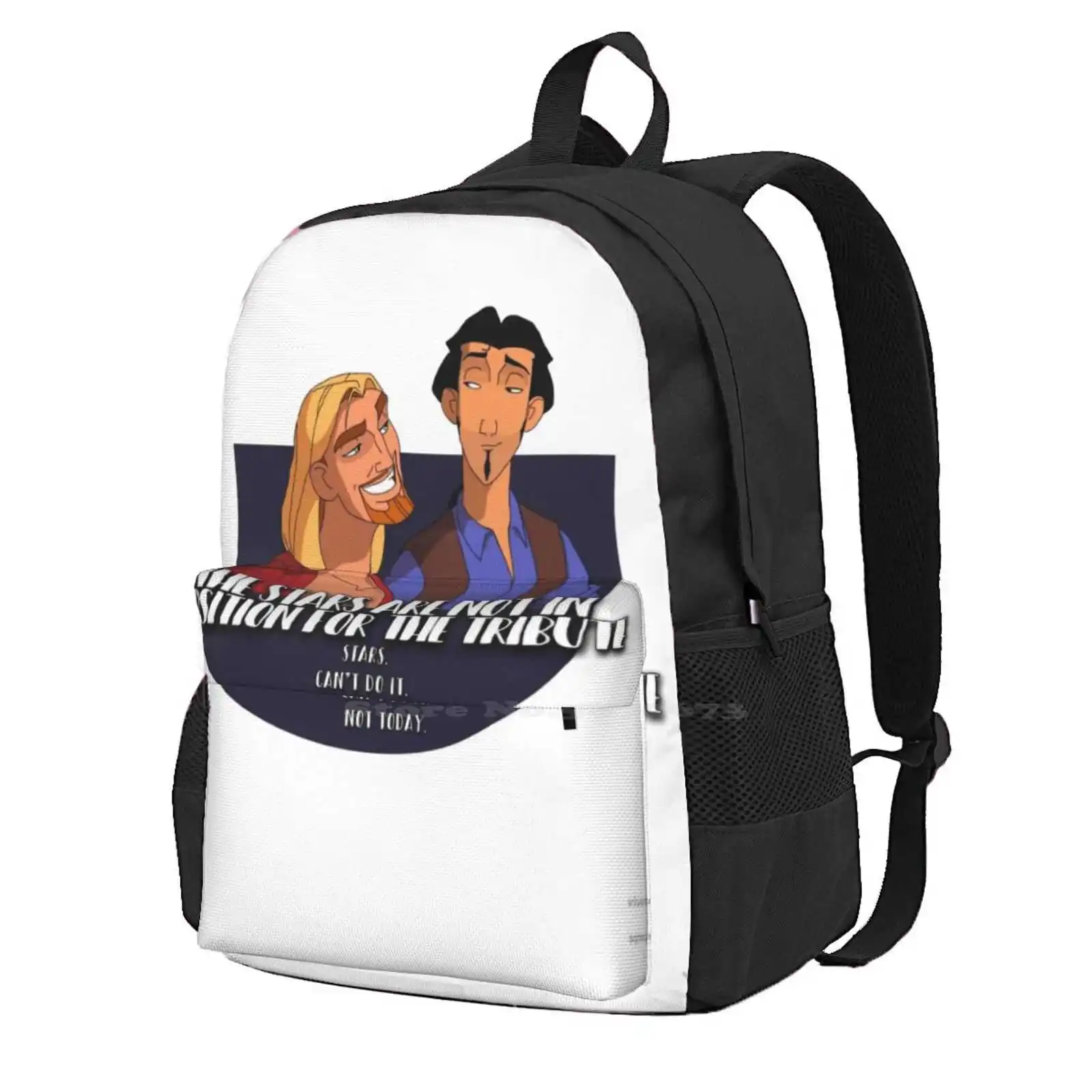 

Звезды. Не могу. Не сегодня. Школьная сумка большой вместимости рюкзак для ноутбука 15 дюймов дорога до El Dorado звезды Цитата анимация