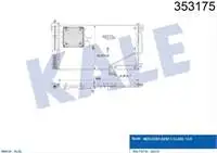 

353175 for air conditioning radiator for 20203 d209 C209 C209