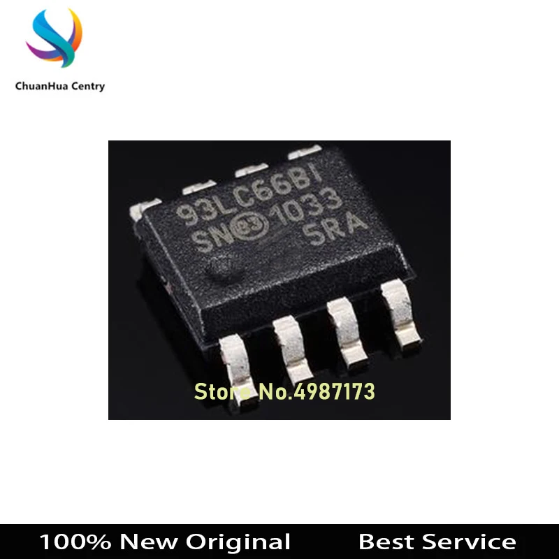 10 шт./лот 93LC66B-I/SN 93LC66BI SOP-8 100% Новый оригинальный телефон