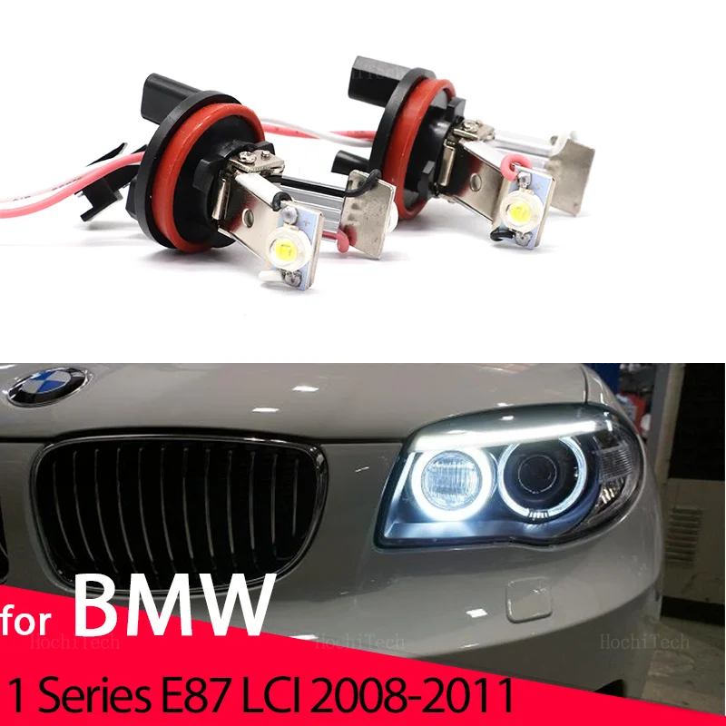 

LED Car Angel Eye Marker Headlights Bulbs Lamps for BMW 1 Series E87 LCI 116i 116d 118i 118d 120i 120d 123d 130i 2008-2011