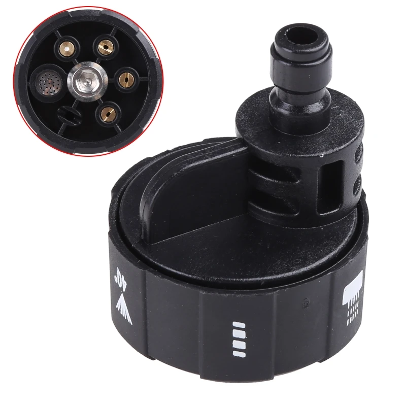 

Pressure Washer Nozzle Tips 6-in-1 Quick Changeover Adjustable Spray Nozzle 1/4 Inch Quick Connect for Pressure Washers