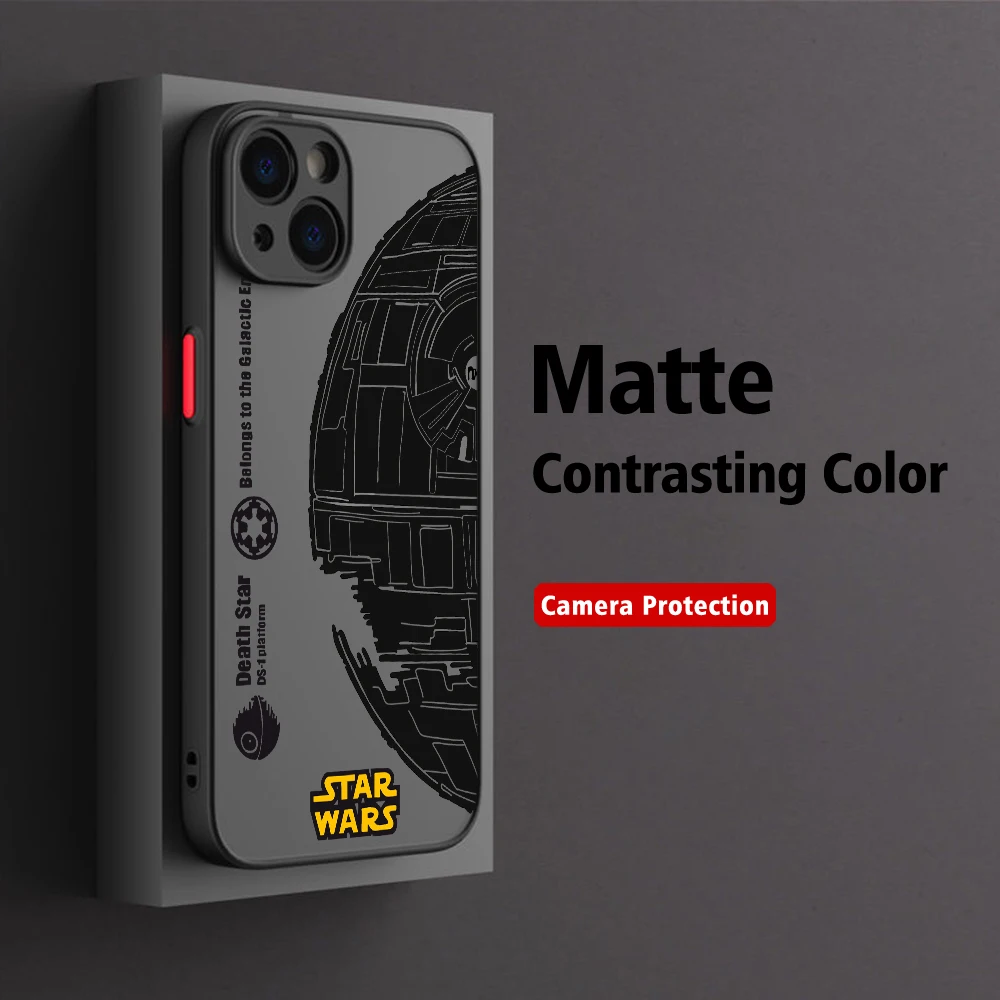 Stars Anime Wars Phone Case for Samsung S25 S24 S23 S22 S21 S20 S10 FE Note20 Note10 Plus Ultra Lite 5G Matte Transparent Cover