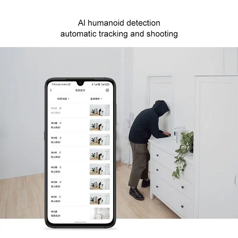 Угловая домашняя камера безопасности Xiaomi 360 радионяня 2K Pro 1296P HD голосовой домофон