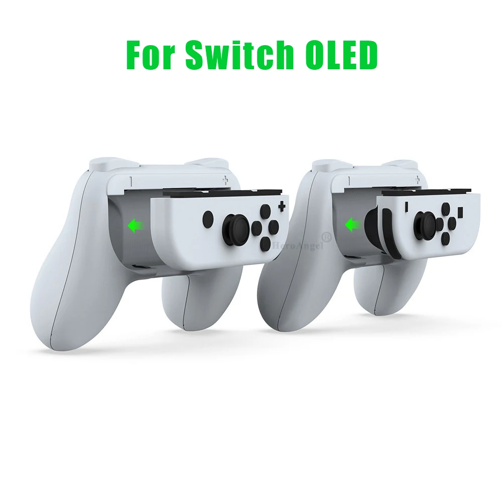 

New For NS Switch OLED Joycons Handle Grip Stand HandGrip Bracket Hand Grip Controller Holder For Nintendo Switch OLED Accessori