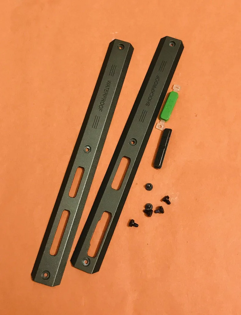 Оригинальный телефон обрезка передней рамки + кнопки винты для Blackview BV7100 MT6769Z