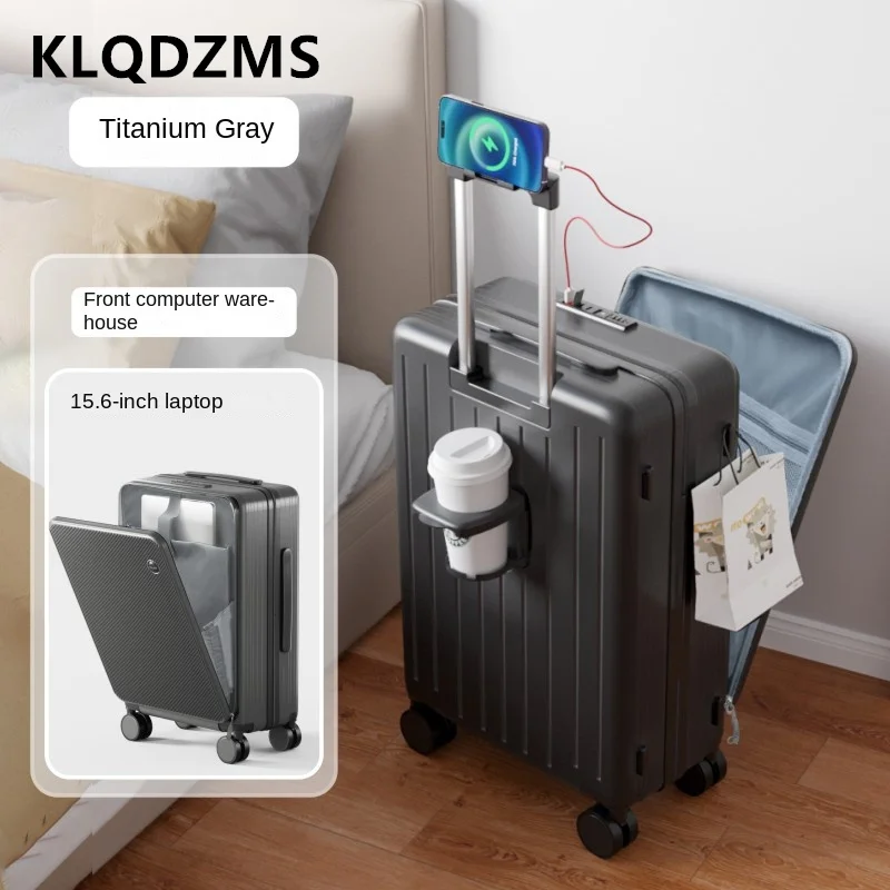 KLQDZMS 24 &quot26&quot новый чемодан с передним отверстием для ПК посадочный чехол