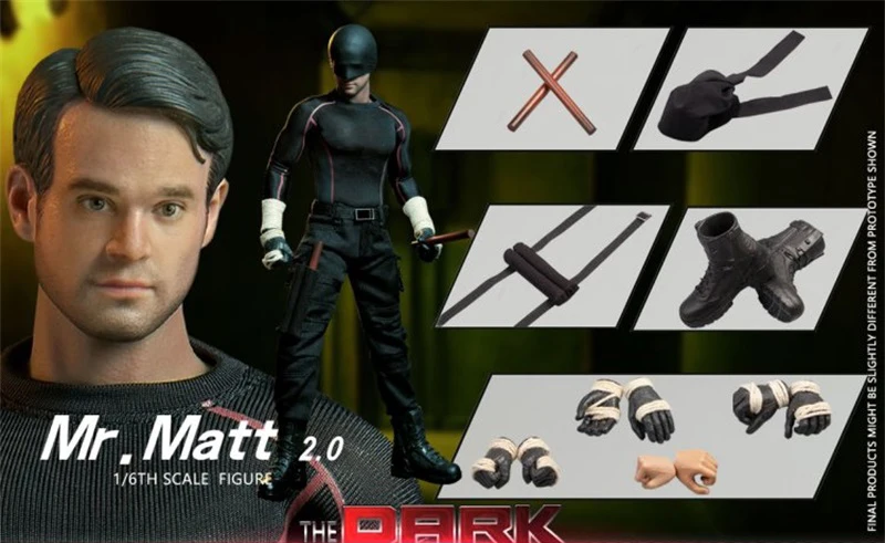 

HOT HEART FD010A Dark Warrior Rescue Suit Edition with 2 Head Sculpture Mr.Matt Full Set Action Figure For Collectable