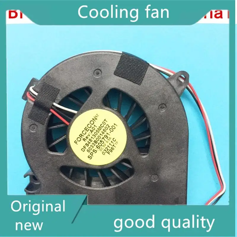 

Новый вентилятор охлаждения процессора ноутбука, радиатор для ноутбука HP FORCECON DFS481305MC0T 6033B0014602 SPS:605791-001 F96T 605787-001
