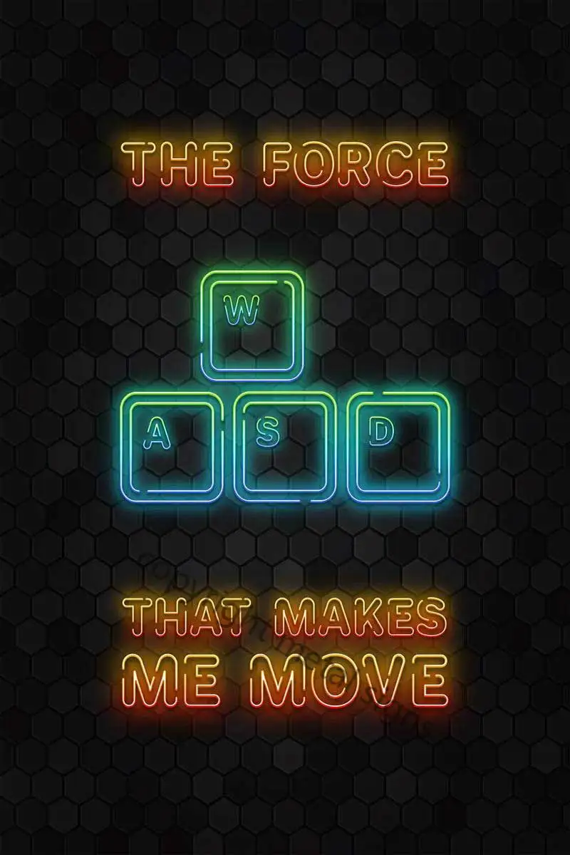 

Wasd Pc игровой неоновый настенный Декор для комнаты Ретро винтажная металлическая вывеска для дома клуба мужская пещера кафе Паб без светоди...