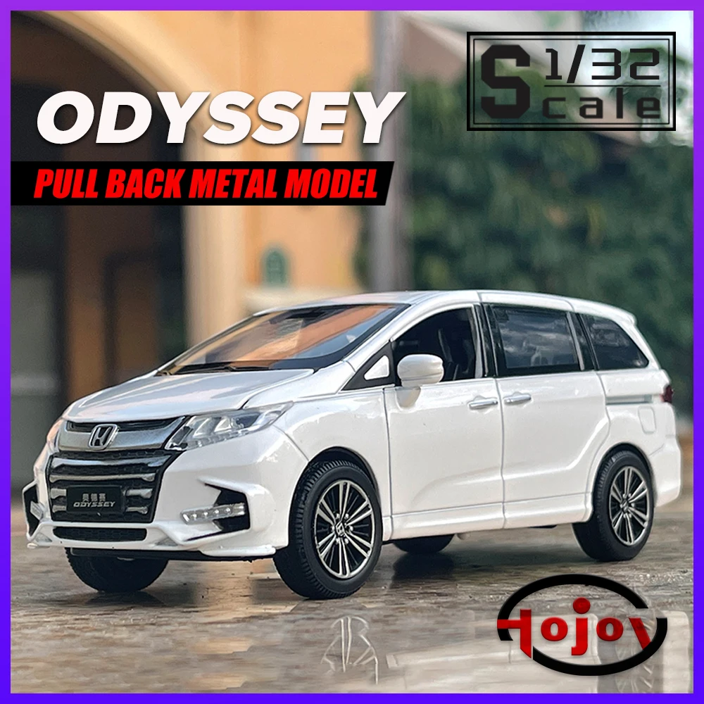 

Scale 1:32 Odyssey Business Cars MPV Toy Vehicles Alloy Die-casting Model For Boys Kids Sound and Light Collection Nanny Car