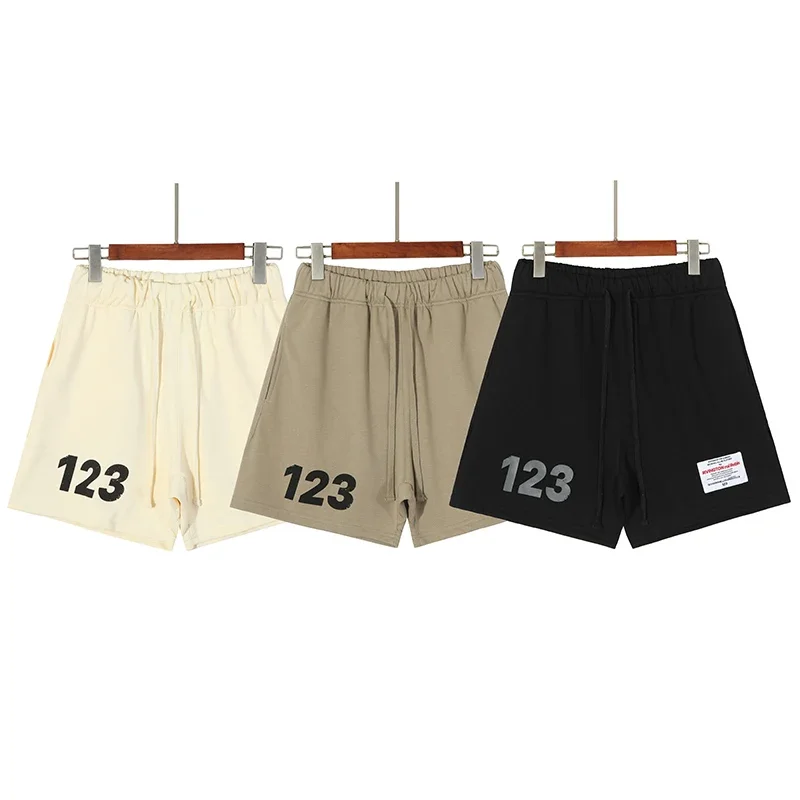 Шорты RRR123 RRRree женские/мужские хлопковые с принтом цифр