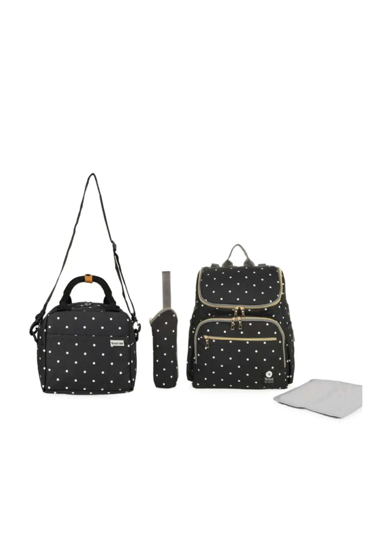 

2022 4 Pieces Mommy Baby Nappy Care Bag Tote Large Nappy Travel Waterproof Thermal Women Bags Gift Organizer Bags