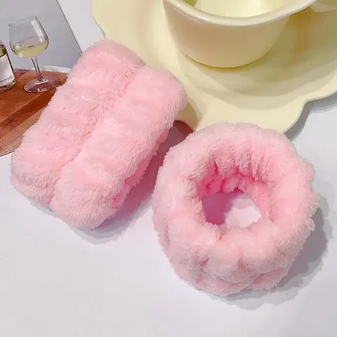 2 шт. Ремешки для мытья запястья Coral Fleece ZUXMINL для женщин