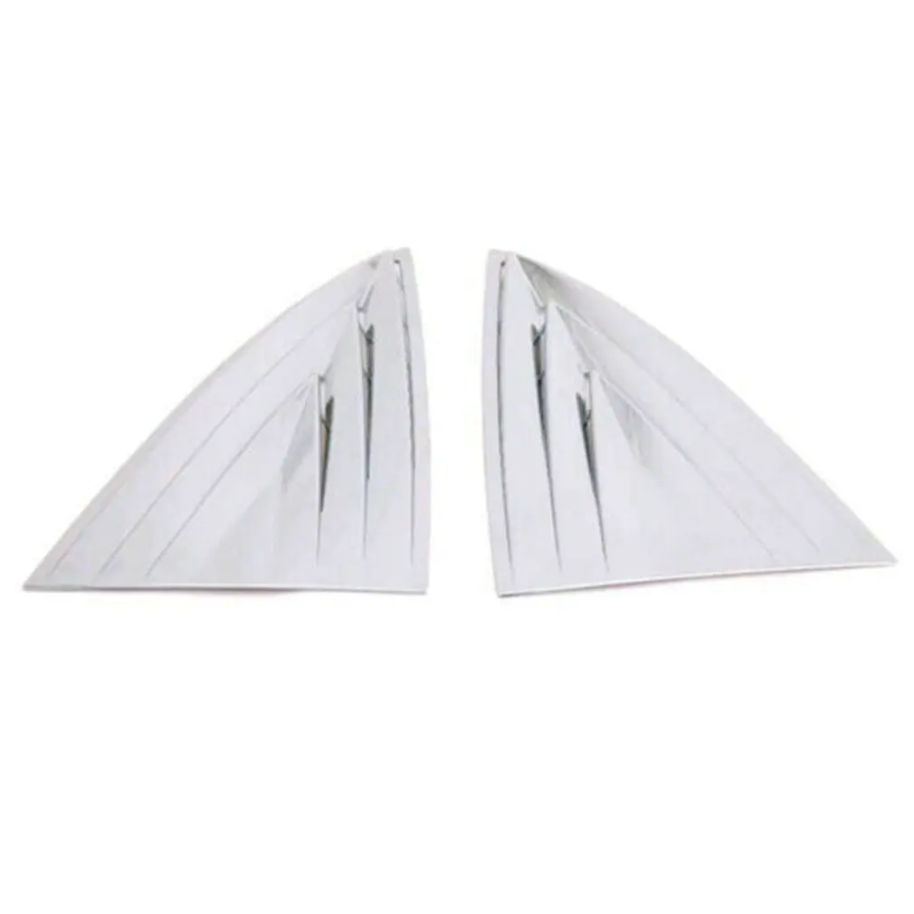 

Car Rear Side Window Cover 2PCS/SET Rear Triangular Window Spoiler Louver Shutter Cover Deflector Accessories