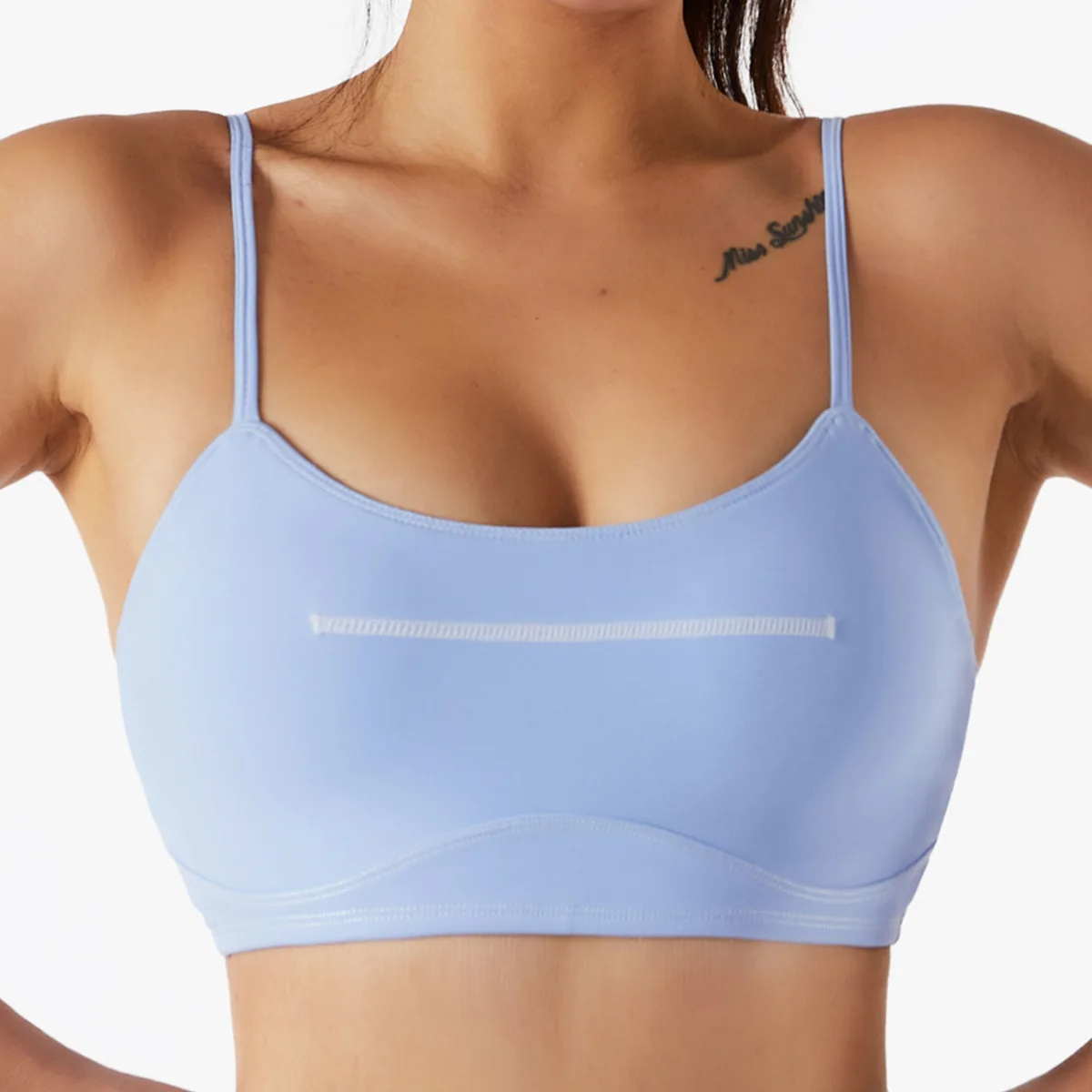 Sports Bra Tight Nude Yoga Clothes Top Women Indoor Training Fitness Bra Sports Bra for Women Gym images - 6