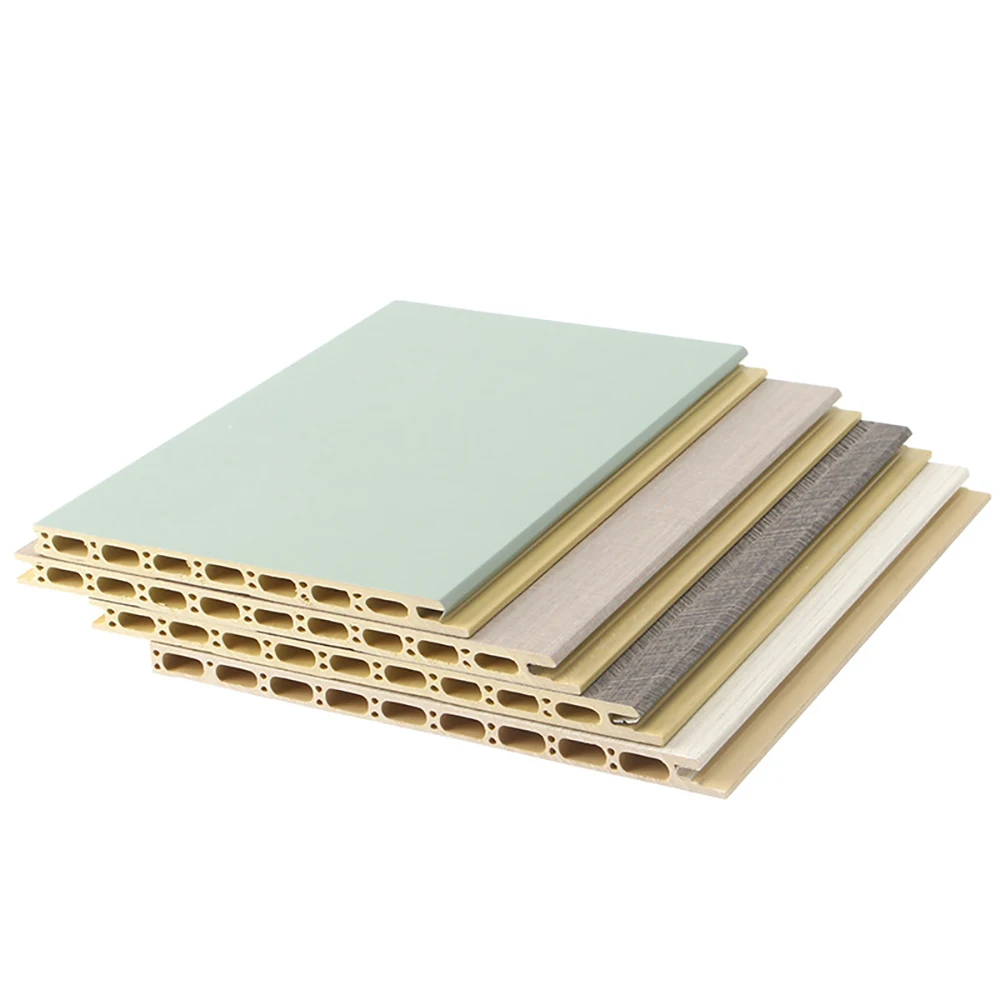 Bamboo And Wood Fiber Integrated Wall Panel Thermal Cladding Hard Clad Office Siding Decorative Material |