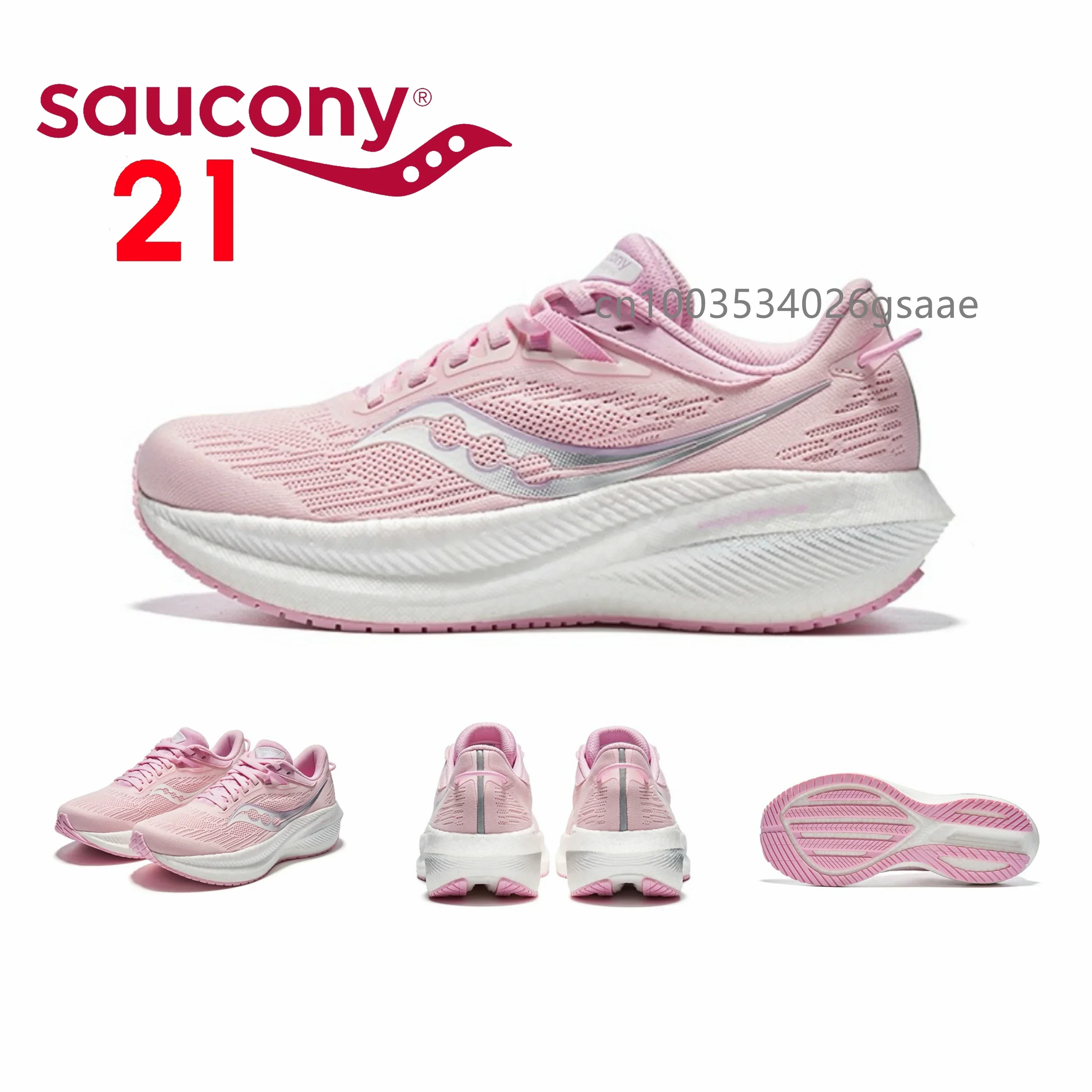 

Original Saucony Victory 19 And 20 And 21 Men Shockproof Racing Outsole Running Shoes Women Sports Cushioning Light Sneakers