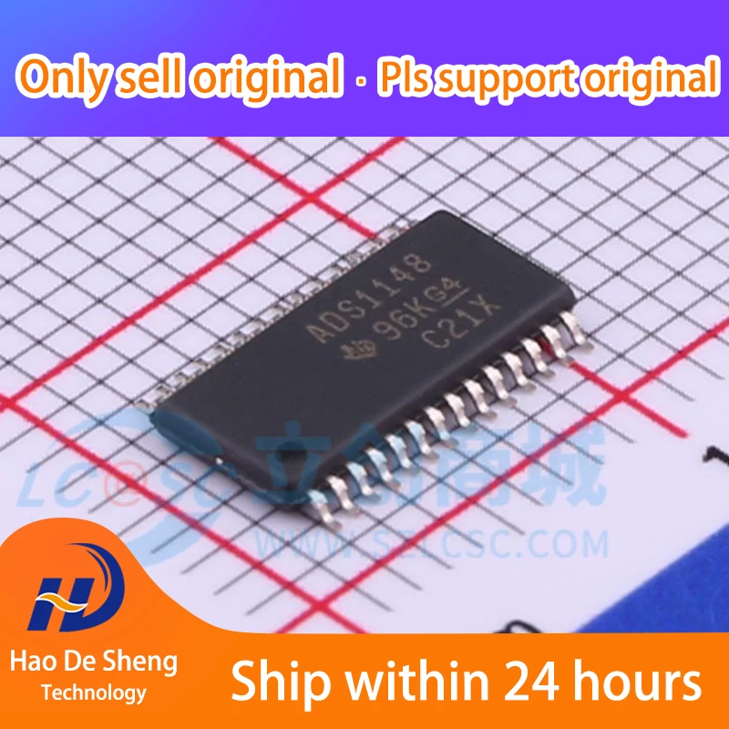 

10 шт./партия ADS1148IPWR TSSOP28 новая Оригинальная фотография