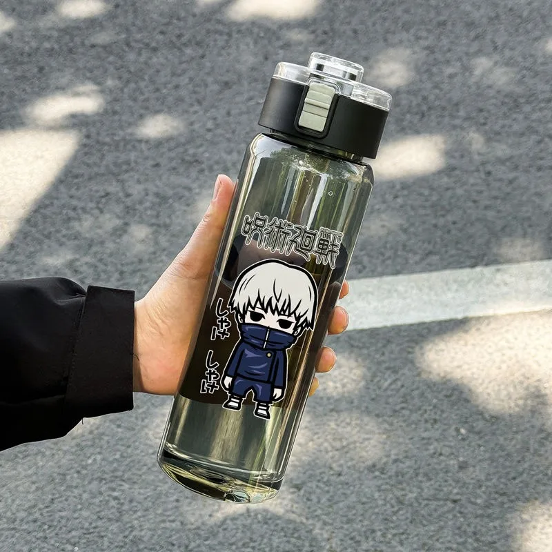 Бутылка для воды с мультипликационным принтом большая емкость