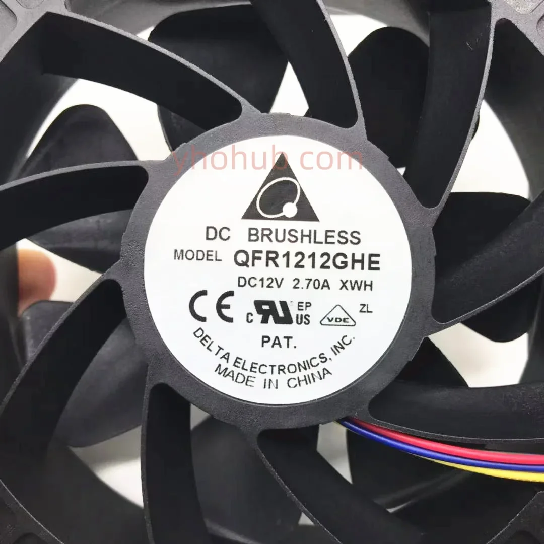 Delta Electronics QFR1212GHE XWH DC 12 В 2 70 А 120x120x38 мм Вентилятор охлаждения сервера