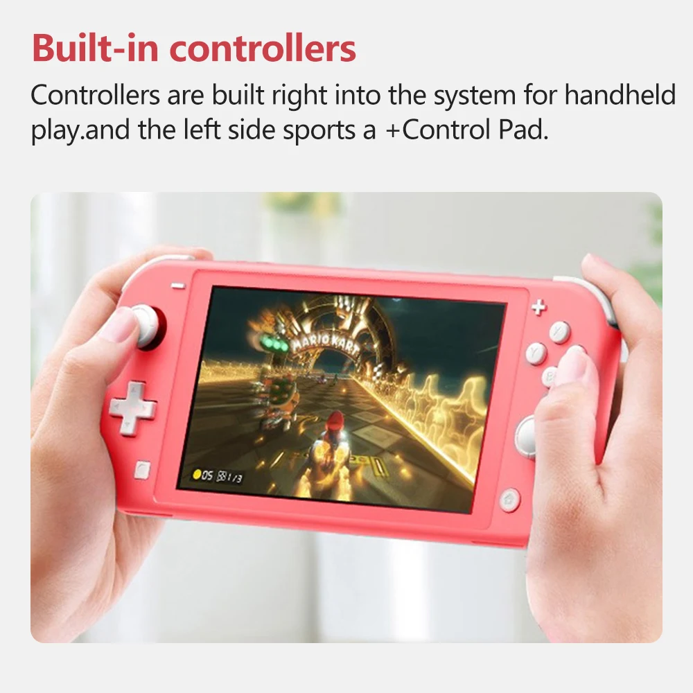 Nintendo Switch Lite Unlocked Handheld Game Console 275g Lightweight and Portable Built in Joy Con Controller Multiple Color