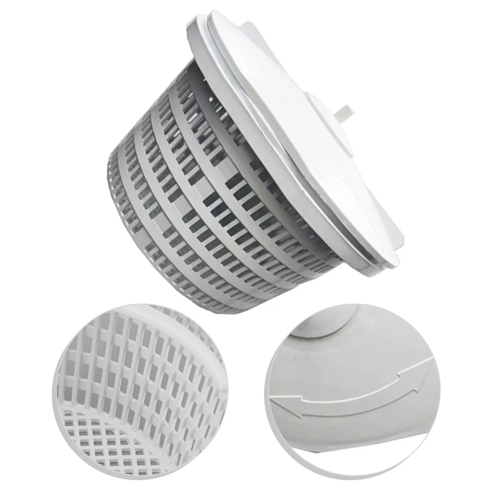 Корзина для скиммера с комплектом крышек запасные части инструменты чистки