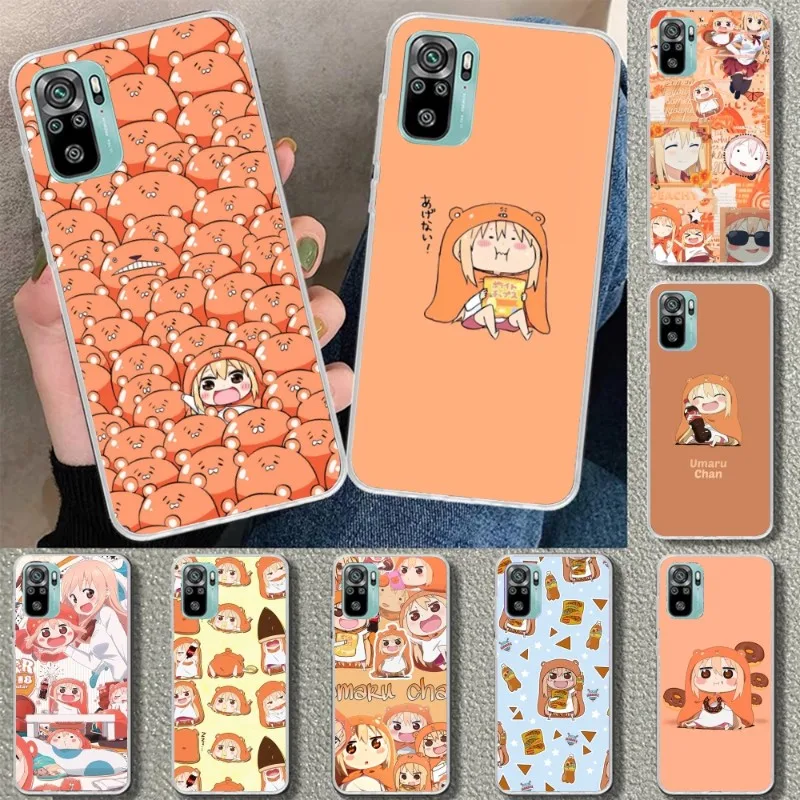 

Милый чехол для телефона из аниме Умару Чан для Xiaomi 12, 11T, 10, 9, Redmi Note 10, 10S Pro, Redmi 9, 9A, 8, прозрачный чехол для телефона