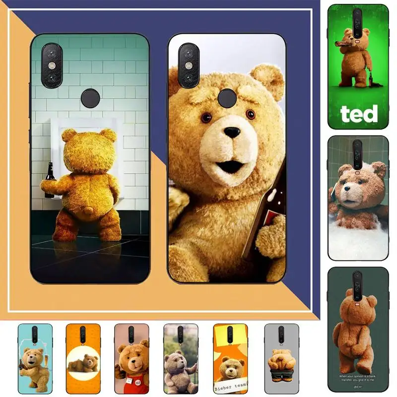 

Ted Bear Phone Case for Redmi Note 8 7 9 4 6 pro max T X 5A 3 10 lite pro