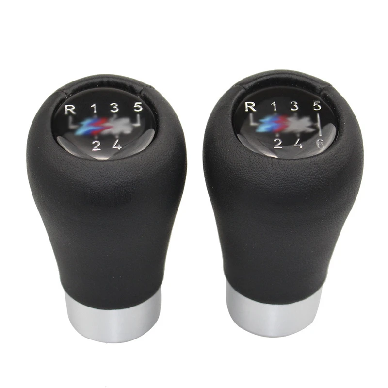 5 6 Speed Gear Shift Knob Auto Shifter Lever for BMW 1 3 5 6 Series E39 E46 E53 E60 E61 E63 E81 E82 E83 E87 E90 E91 E92 X1 X3 X5