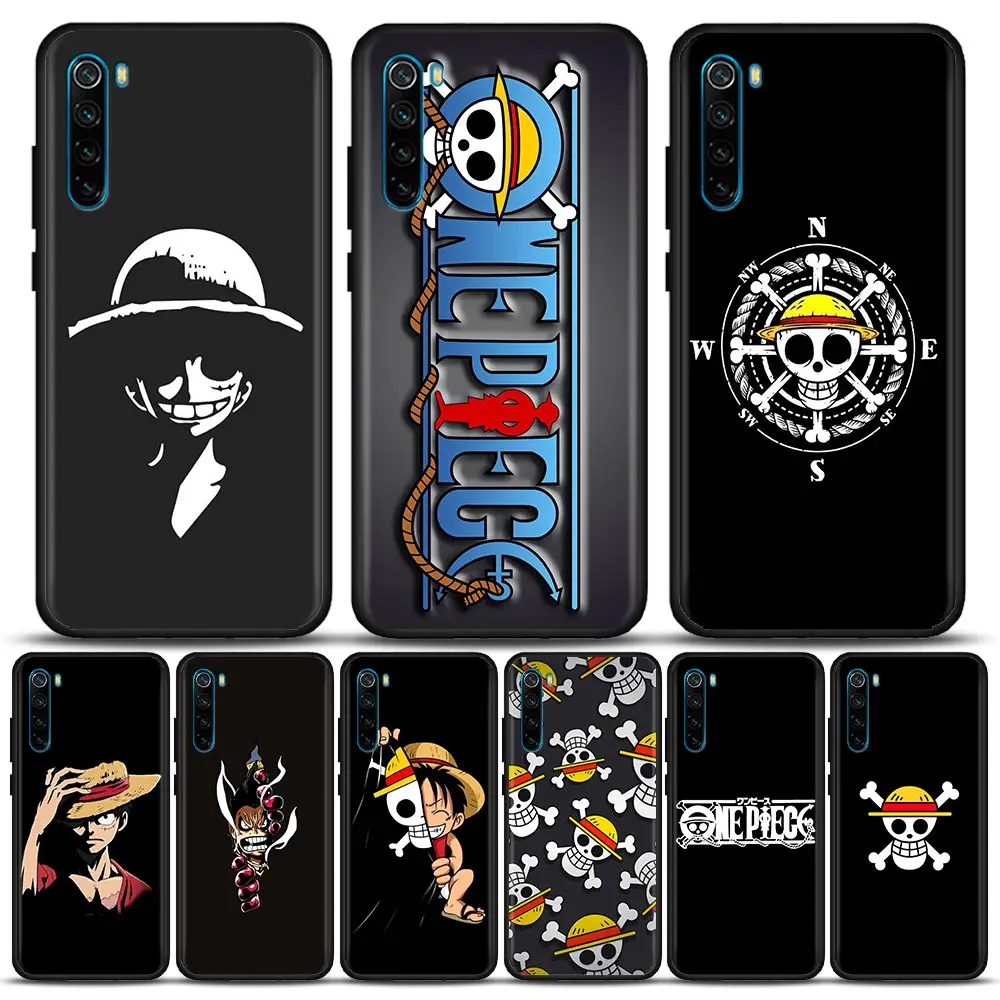 

One Piece Luffy logo Straw Hat Anime Phone Case for Redmi 6 6A 7 7A Note 7 Note 8 8A 8T Note 9 9S Pro 4G 9T Soft Silicone