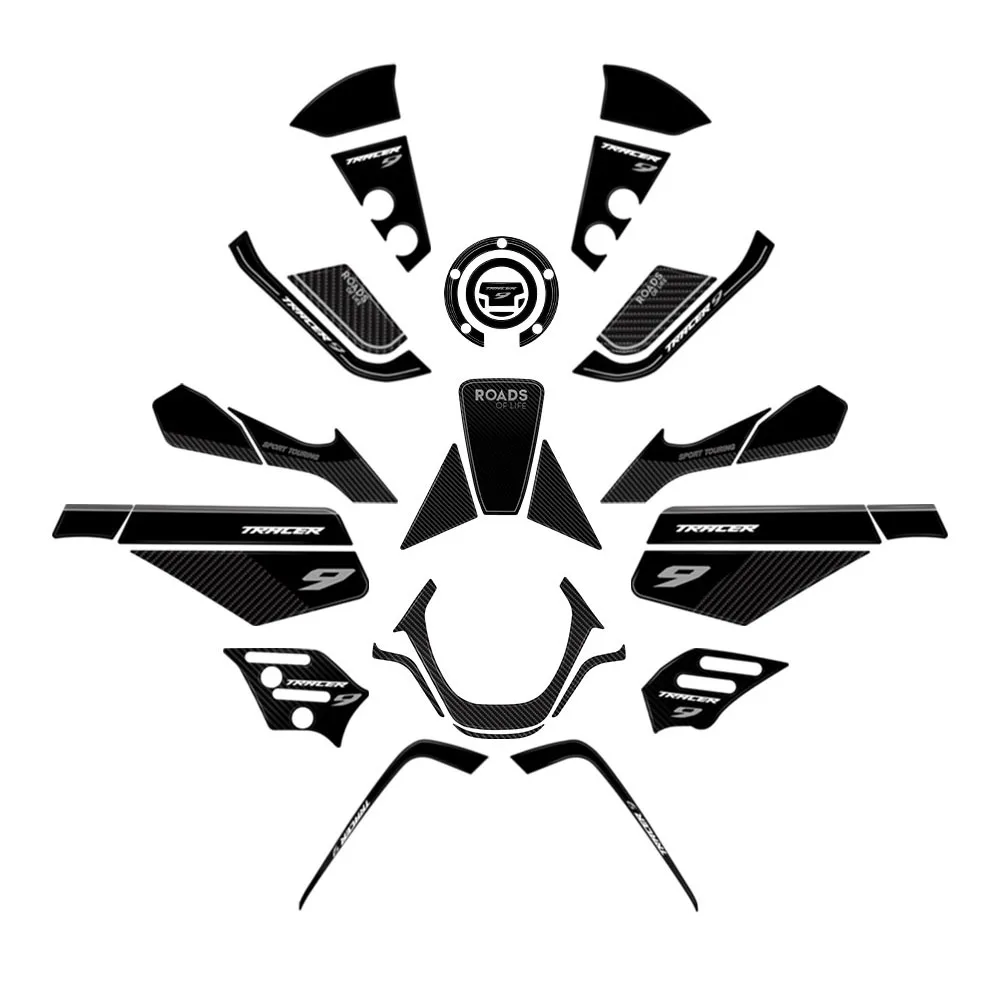 

Аксессуары Tracer 9, 3D наклейка из эпоксидной смолы для мотоцикла, защитная наклейка, наклейки для Tracer 9 Tracer 9 GT 2022 2023