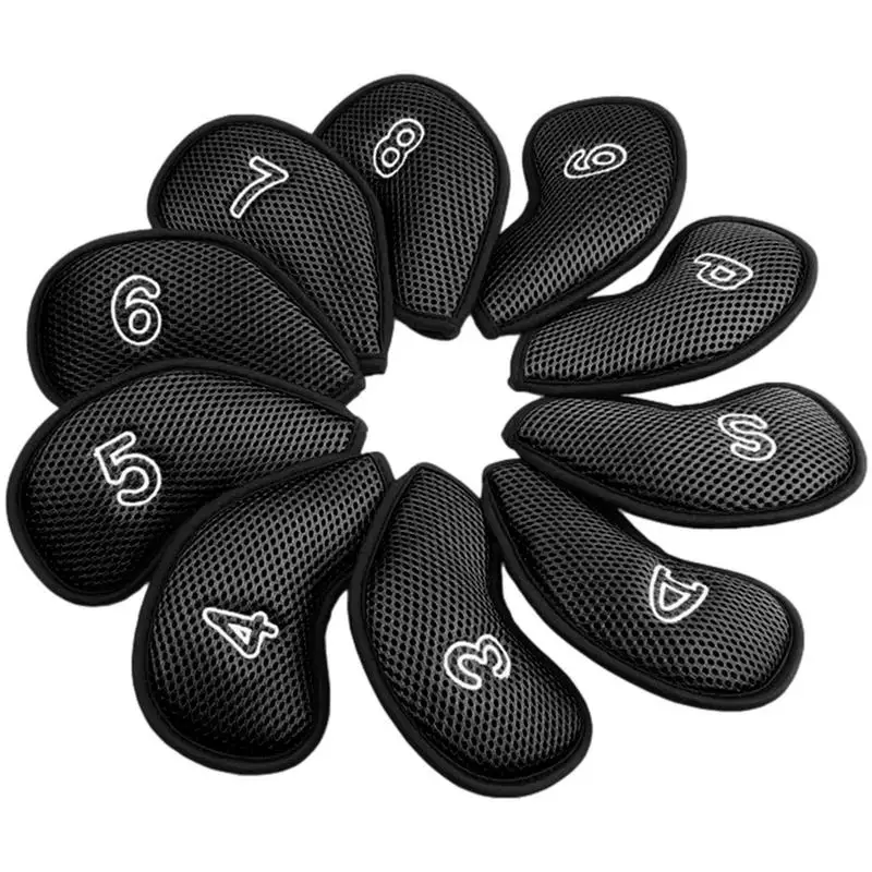 

10 шт., металлические Чехлы для гольфа